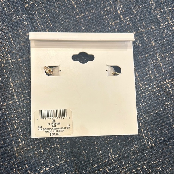 AND NOW THIS Gold Hoop Earrings - Picture 2 of 3